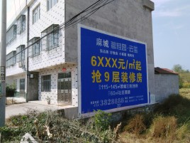 沭阳墙体广告质量分析