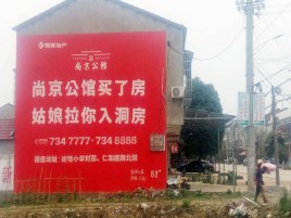 沭阳墙体广告在乡镇、农村市场的媒体优势