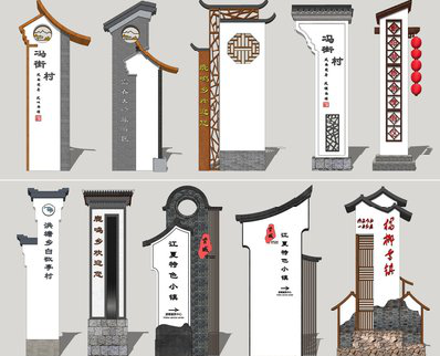 沭阳美丽乡村标识标牌有哪些分类？